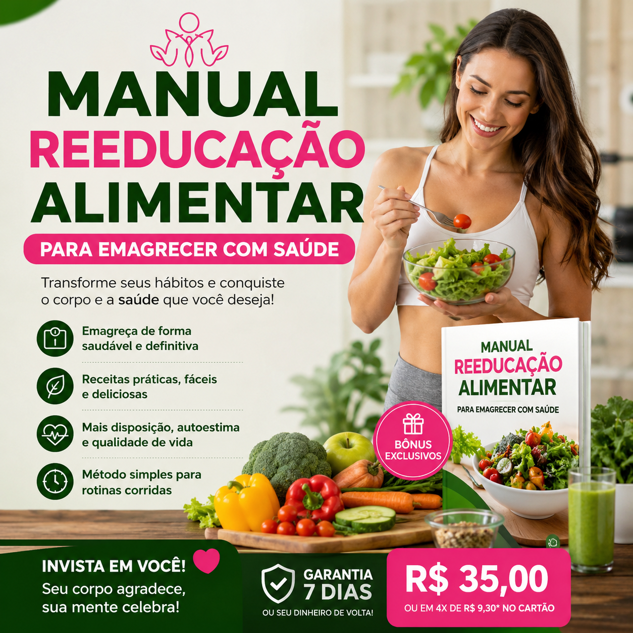 Manual Reeducação Alimentar Para Emagrecer com Saúde