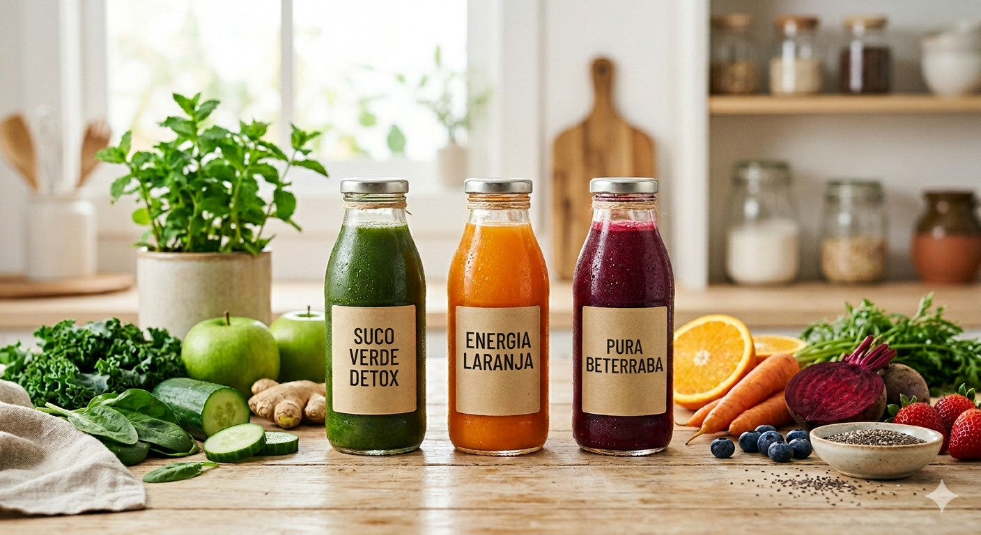 Sucos Detox: Saúde, Bem-Estar e Emagrecimento de Forma Natural