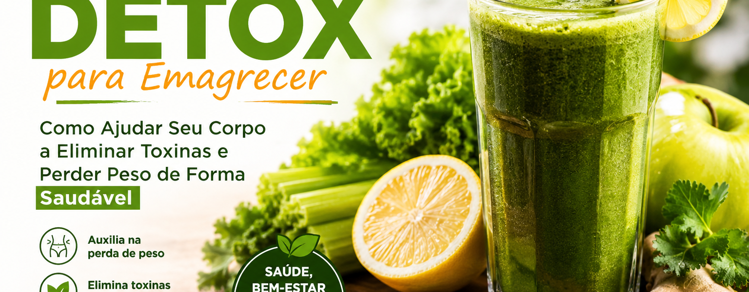 Sucos Detox para Emagrecer: Como Ajudar Seu Corpo a Eliminar Toxinas e Perder Peso de Forma Saudável